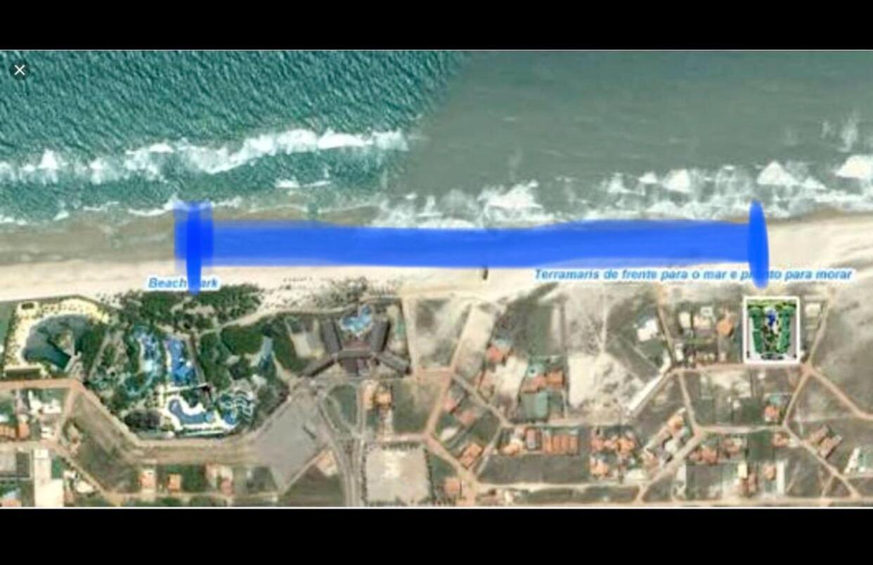 Apartamento Vista Total Do Mar Uma Cobertura A 400M Do Beach Park No Porto Das Dunas Aquiraz Condominio Terramaris Piscina Ampla Parque Infantil Sauna Estacionamento Privado Exterior foto